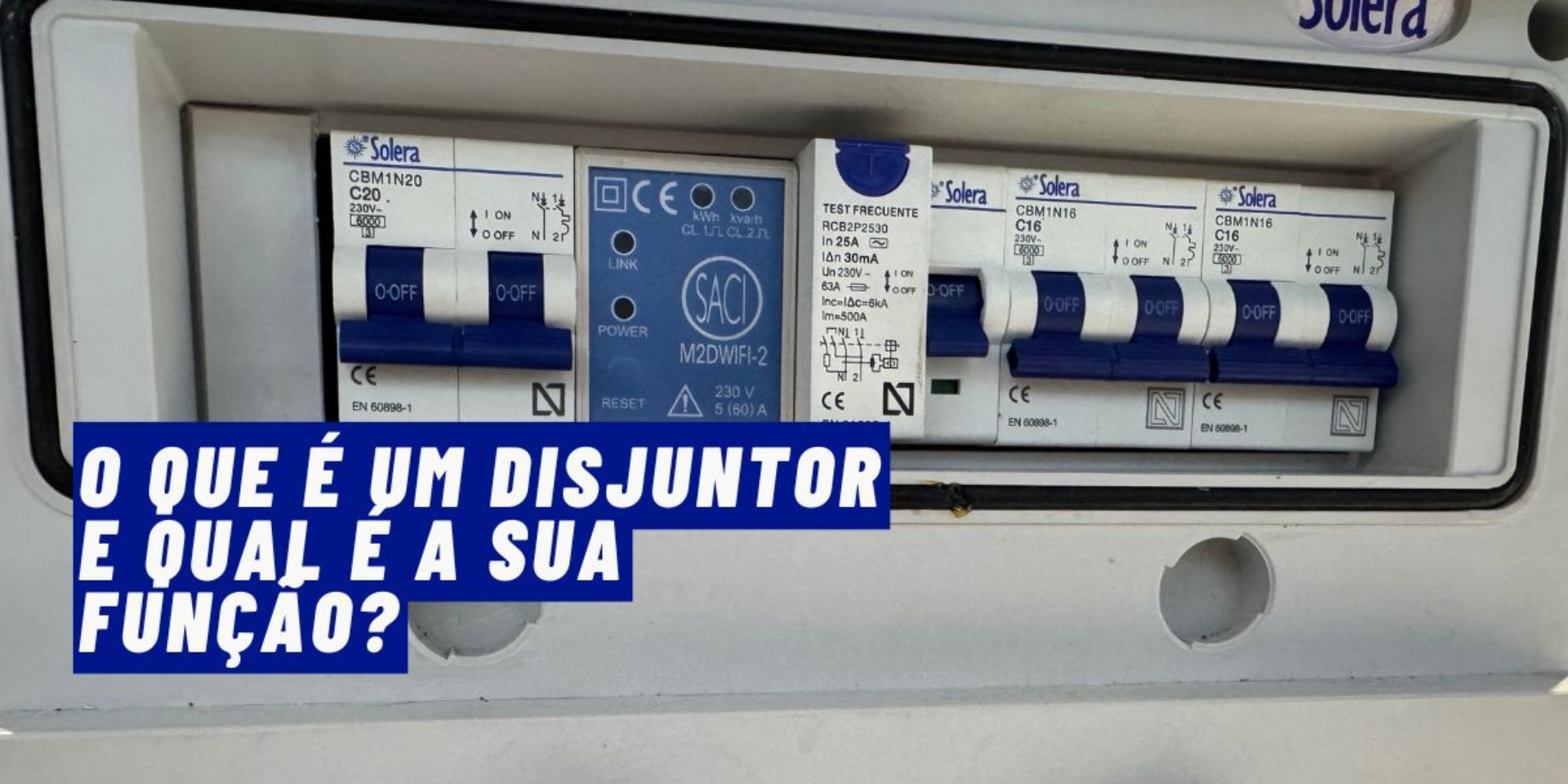 O que é um disjuntor e qual é a sua função?