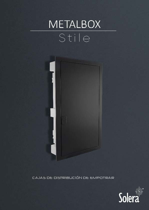Metalbox Stile: cajas de distribución de empotrar
