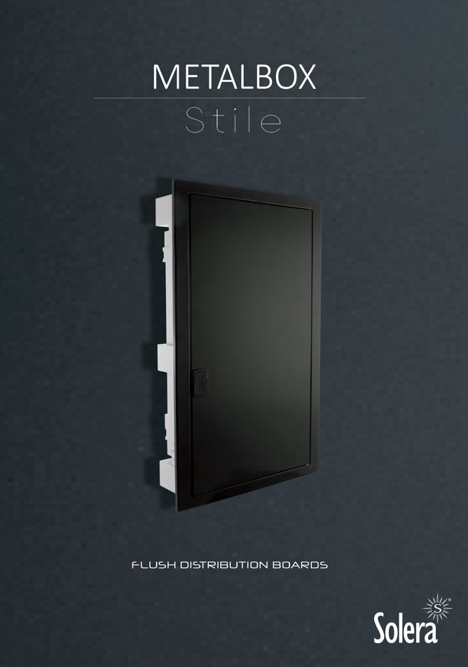 Metalbox Stile: Flush distribution boards